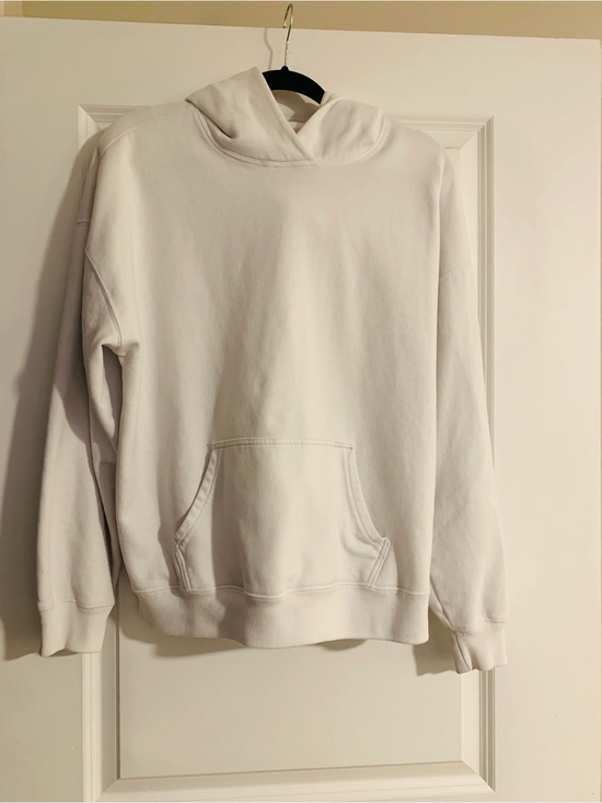 Hollister Tops - Hollister White Pullover Hoodie with Kangaroo Pocket